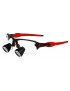 250 - Oakley Flak 2.0 grise (branches rouges)