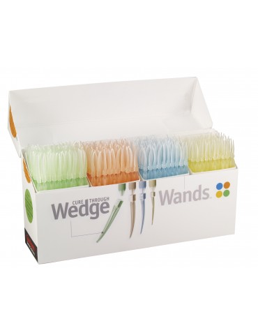 Cure-Through Wedge Wands